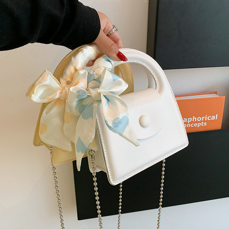 Women's Fashion Hand Carry All-match High-end Chain Messenger Bag