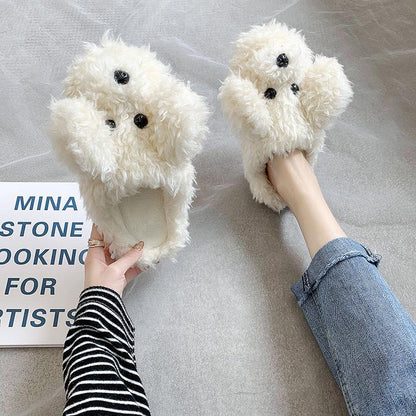 Dog Plush Slippers