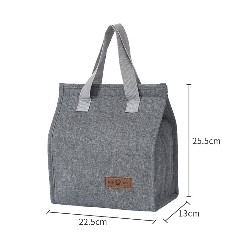 Hand Carry Japanese Style Work Portable Thickened Aluminum Film Lunch Box Bag