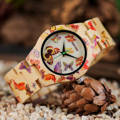 Butterfly Print Watch