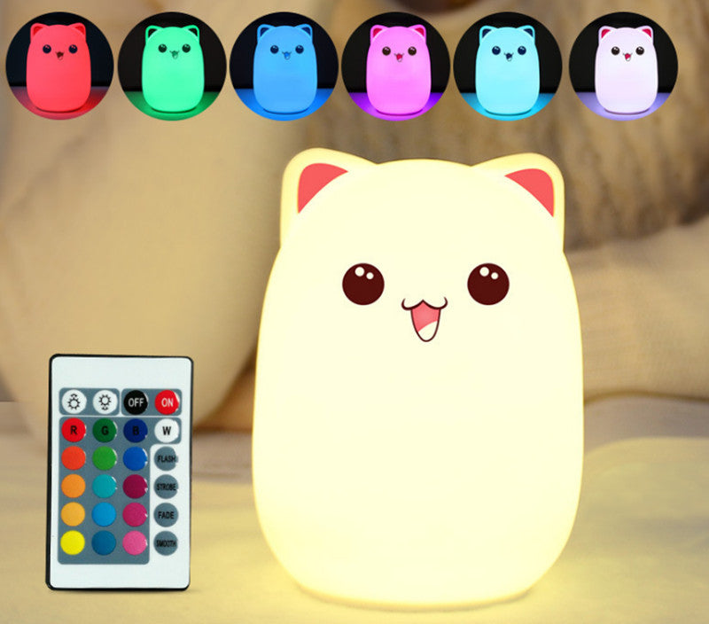 Cartoon Silicone Clapping Lamp