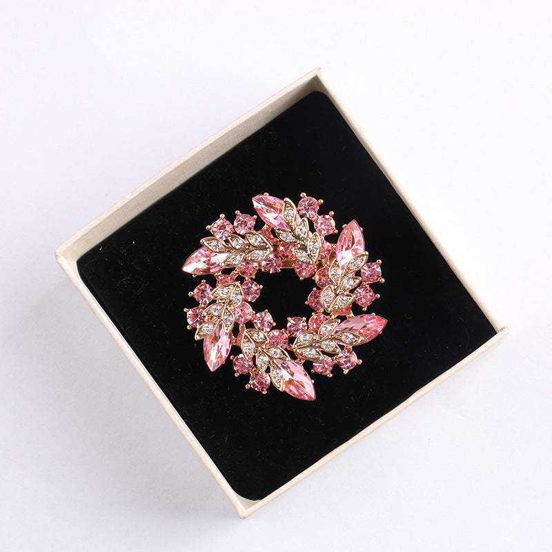 Diamond Crystal Brooch