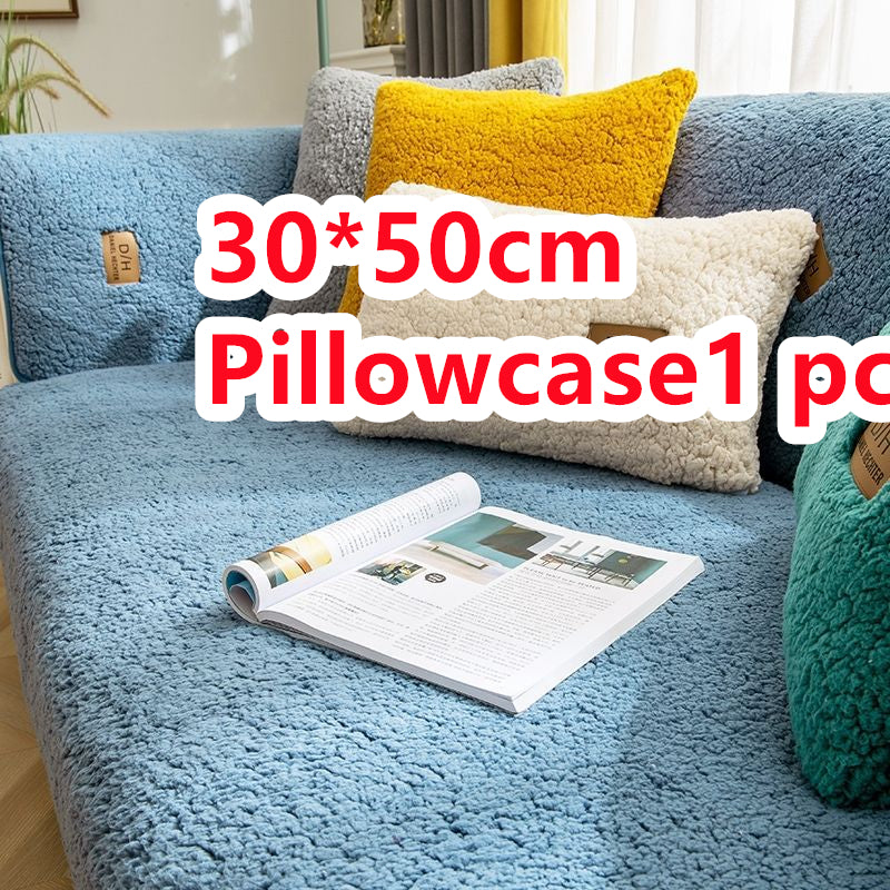 Thick Plush Non-slip Nordic Simple Lamb Velvet Sofa Cushion