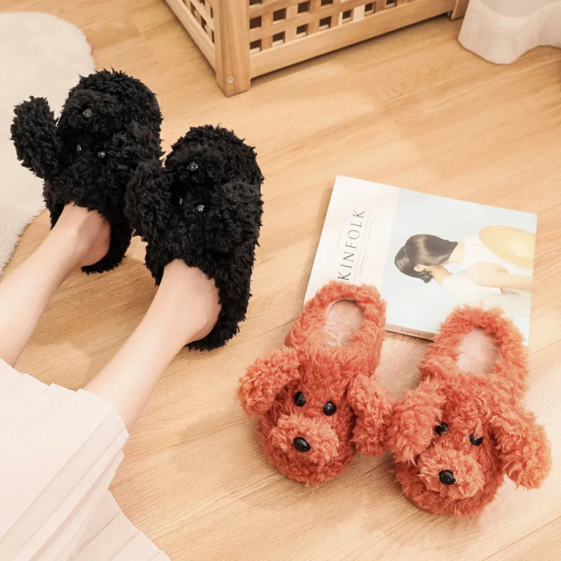 Dog Plush Slippers