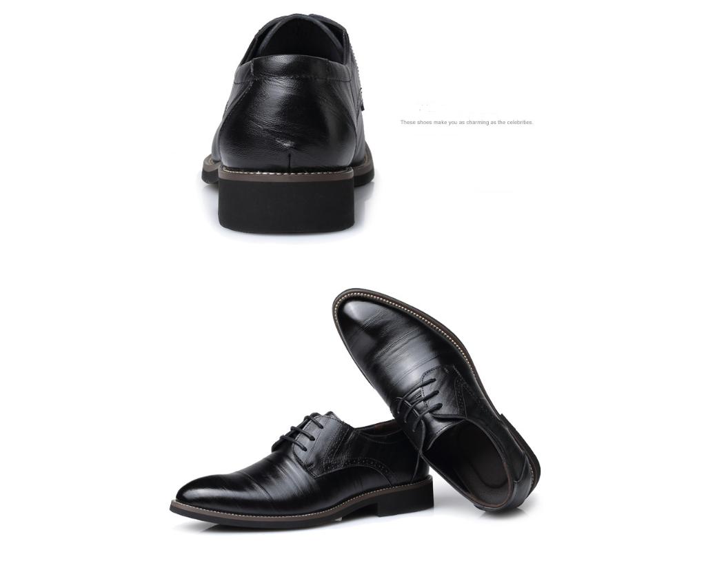 stylish men's leather shoes.