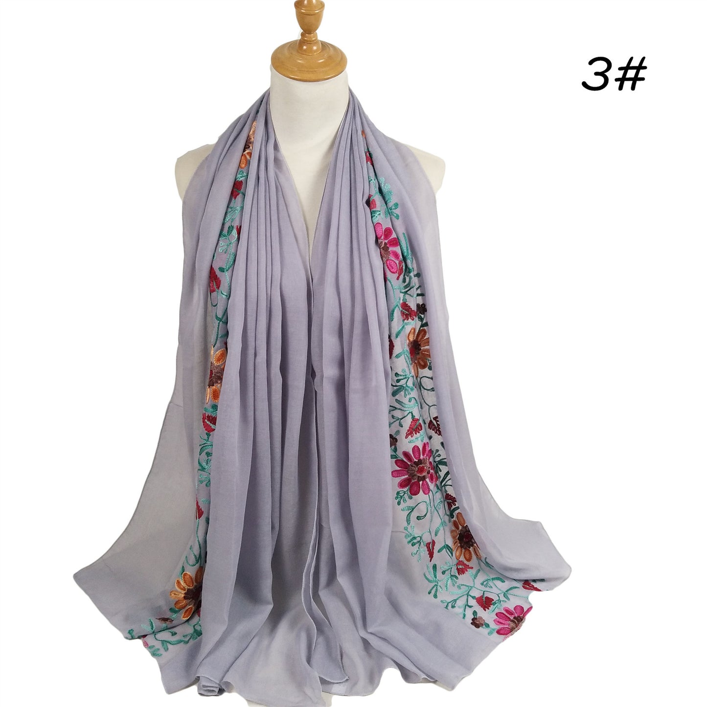 Floral Linen Hijab