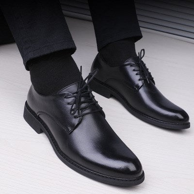 Elegant Men's Black Toe Shoes