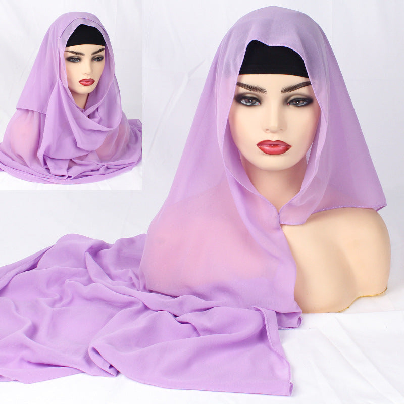 Pure Color Headscarf Set