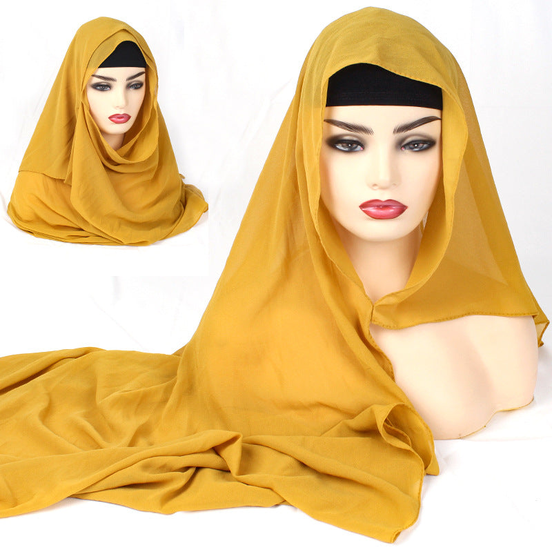 Pure Color Headscarf Set