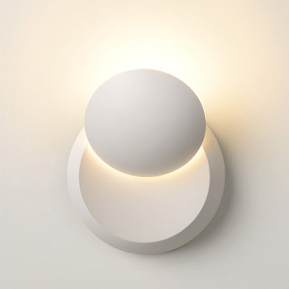 Rotating Lunar Eclipse Wall Lamp