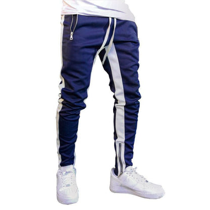 Men's Strappy Zippered Sports Trousers