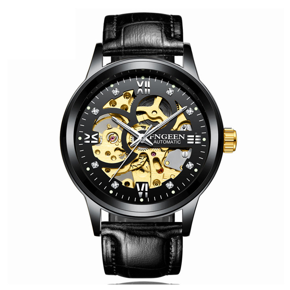 Luxury Luminous Steel Mechanical Watch