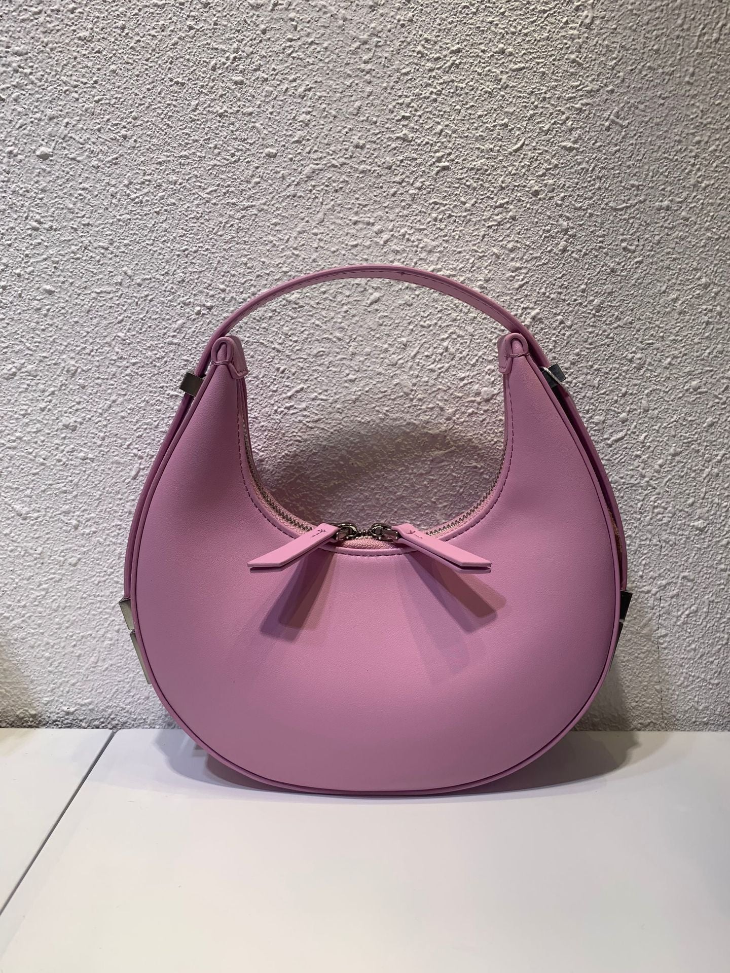 Crescent Leather Moon Bag