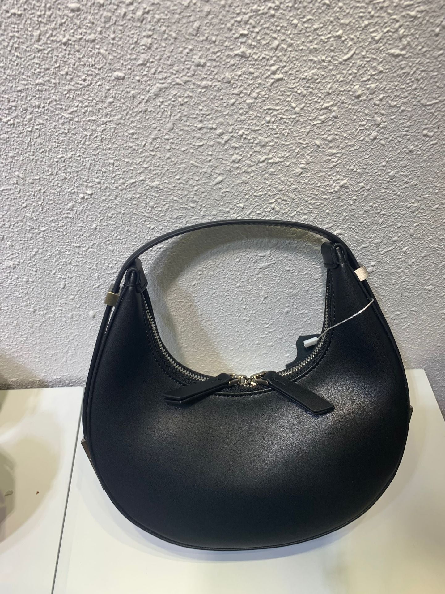 Crescent Leather Moon Bag