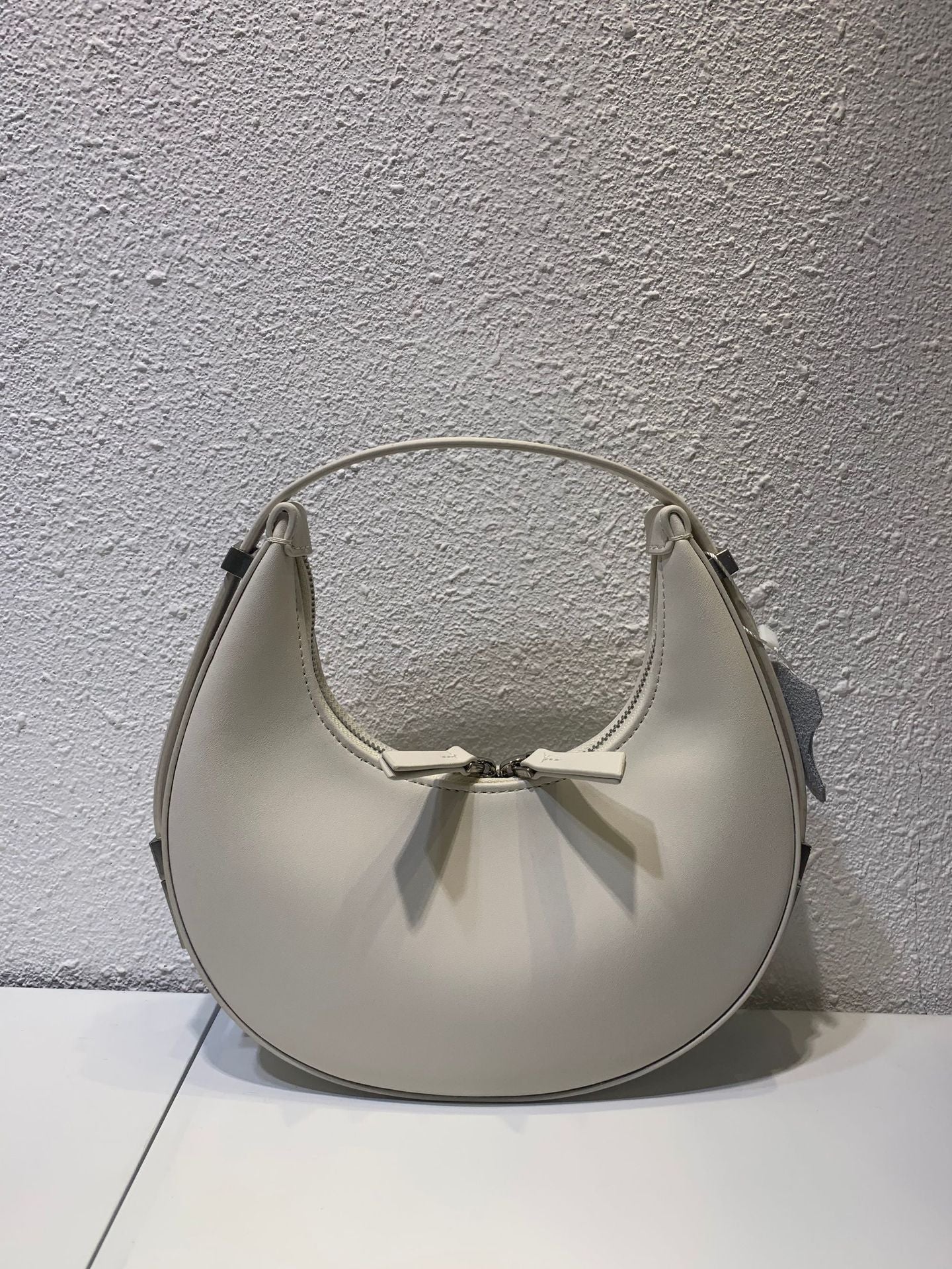 Crescent Leather Moon Bag