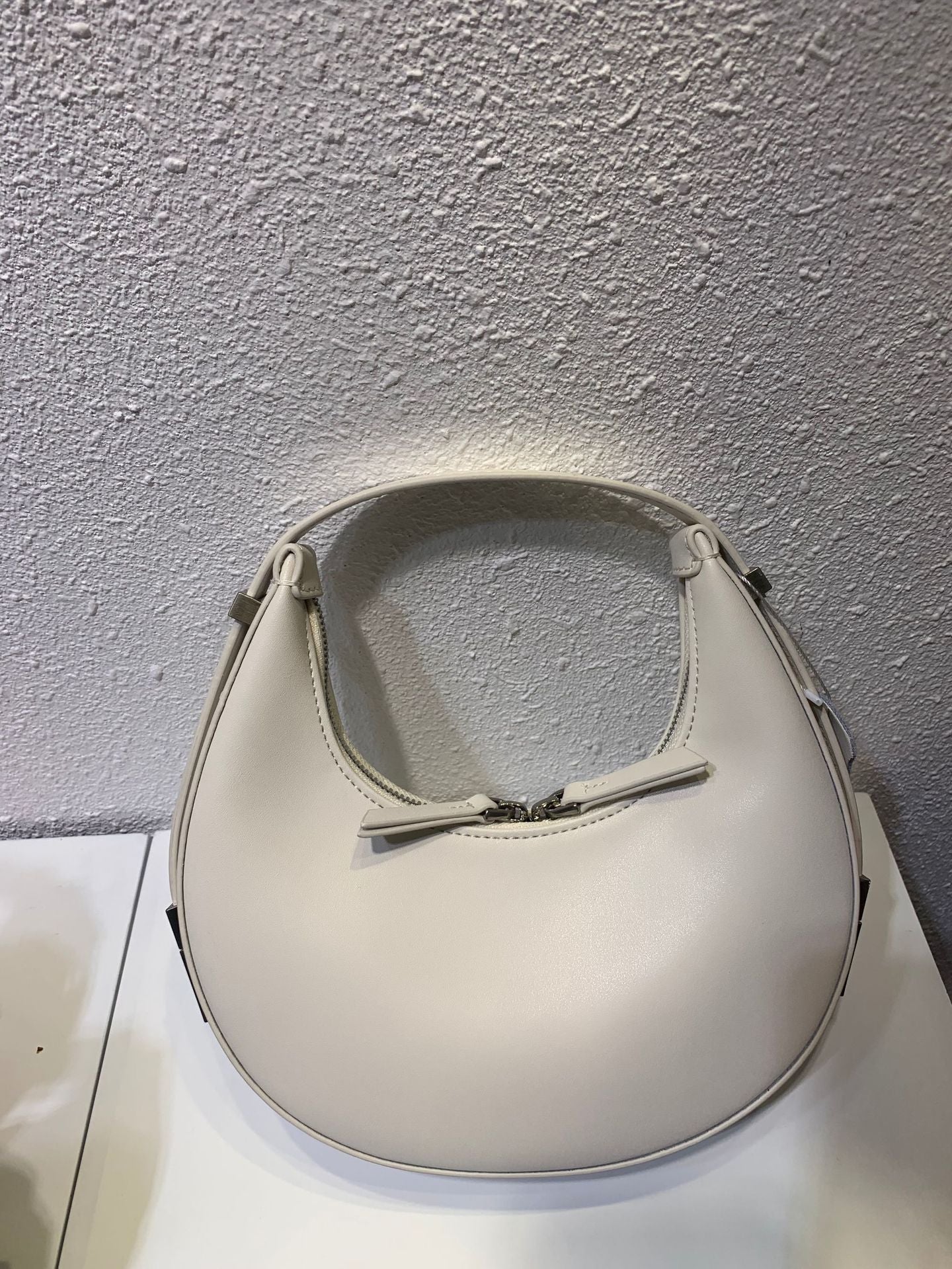 Crescent Leather Moon Bag