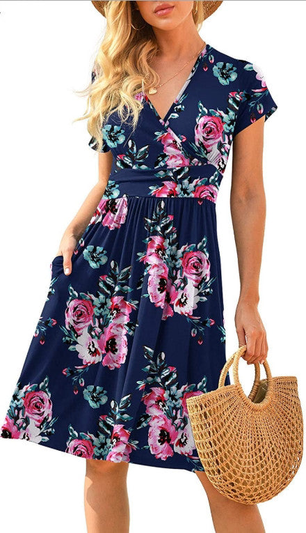 Ruffle Floral Dress