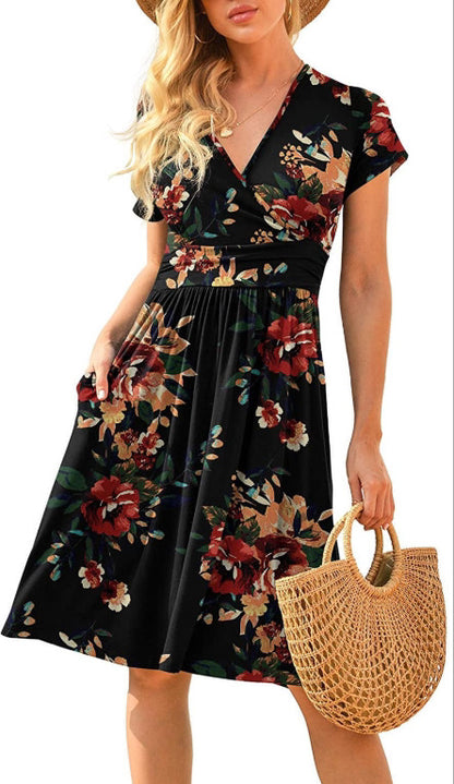 Ruffle Floral Dress