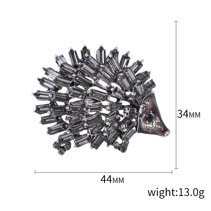 Rhinestone Hedgehog Brooch Brooch All-match Clothing Accessories Brooch