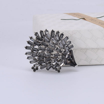 Rhinestone Hedgehog Brooch Brooch All-match Clothing Accessories Brooch