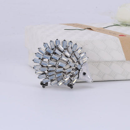 Rhinestone Hedgehog Brooch Brooch All-match Clothing Accessories Brooch