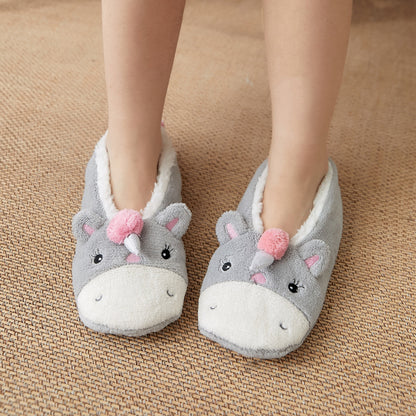 Cartoon Coral Slippers