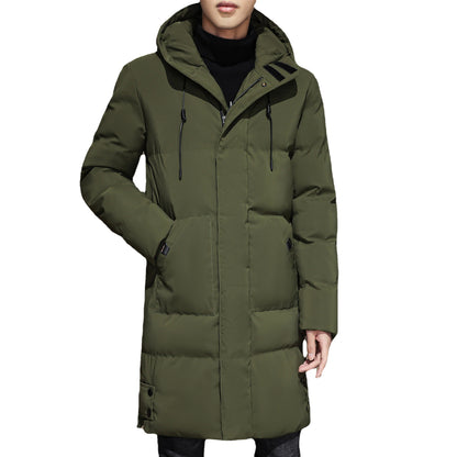 Plus Size Men's Winter Cotton Coats Coat Thick Mid-length