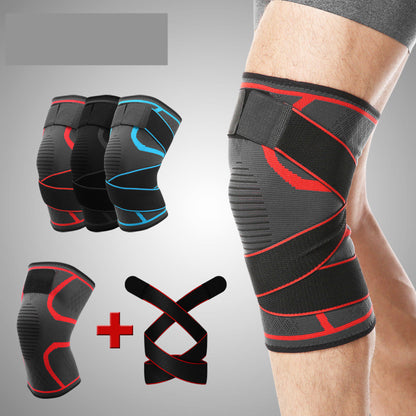 Sports Compression Horoscope Cross Strap Knee Pads