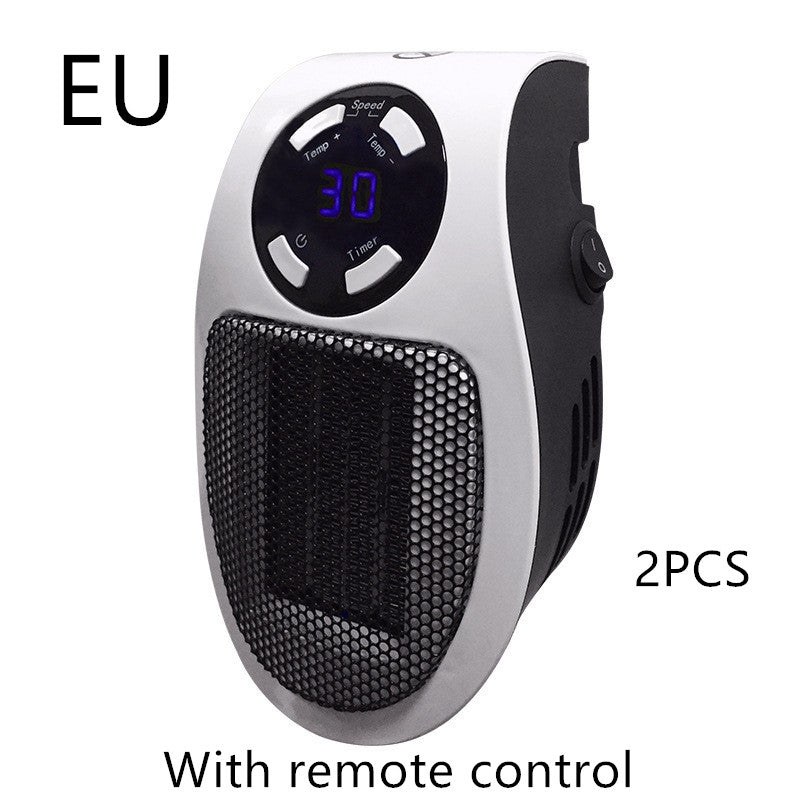 Portable Electric Heater Wall Fan Heater Handy Heating Stove Adjustable Thermostat Radiator Warmer Machine Home Appliance