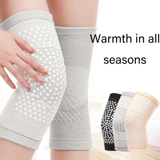 Self-heating knee pads