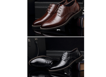 stylish men's leather shoes.