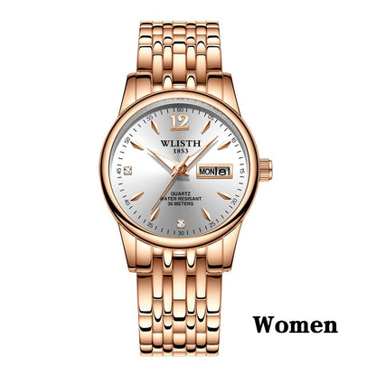 Rose Gold Stainless Watch