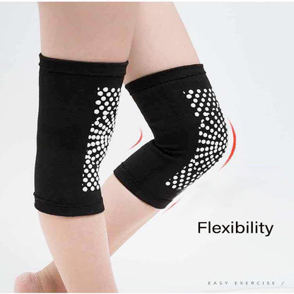 Self-heating knee pads