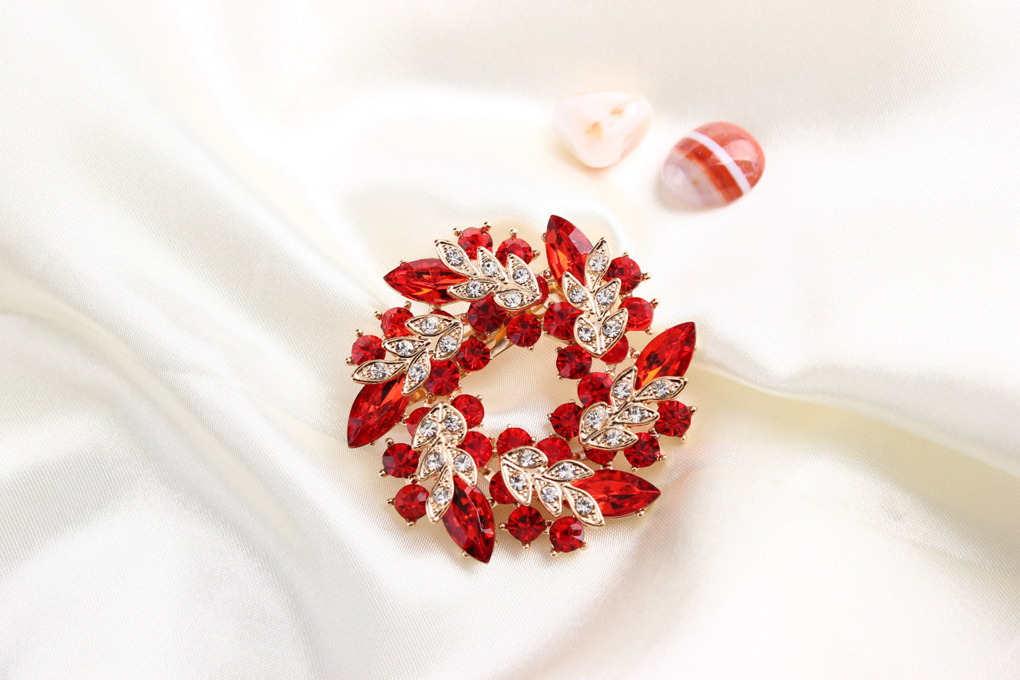 Diamond Crystal Brooch