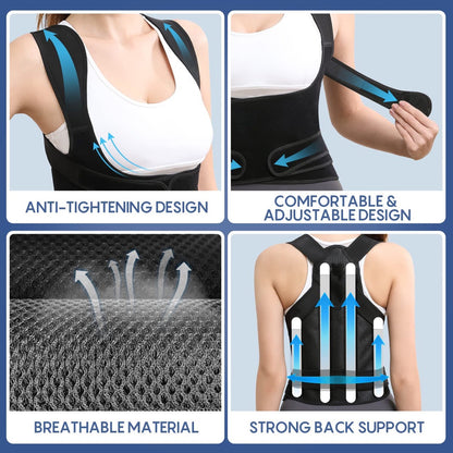 Strong Support Not Tight Posture Correction Belt