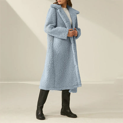 Single-Breasted Woolen Coat