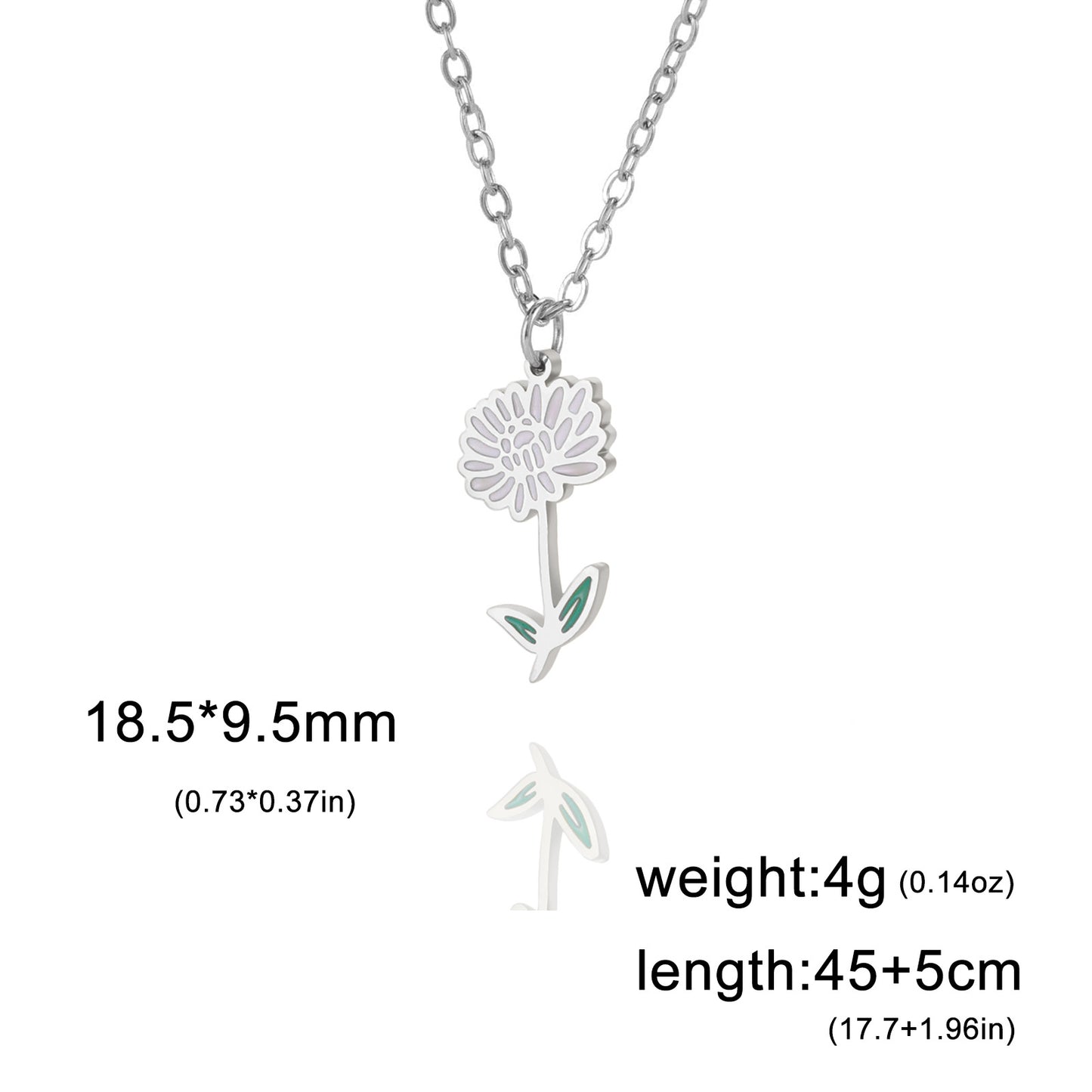 Bloom Steel Necklace