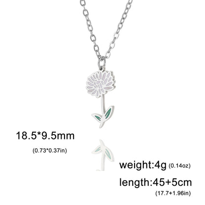 Bloom Steel Necklace