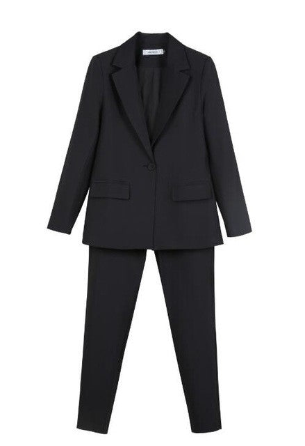 New Work Pant Suit Piece Set for Women