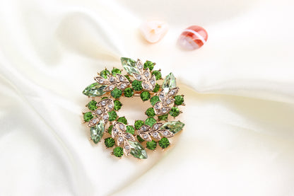 Diamond Crystal Brooch