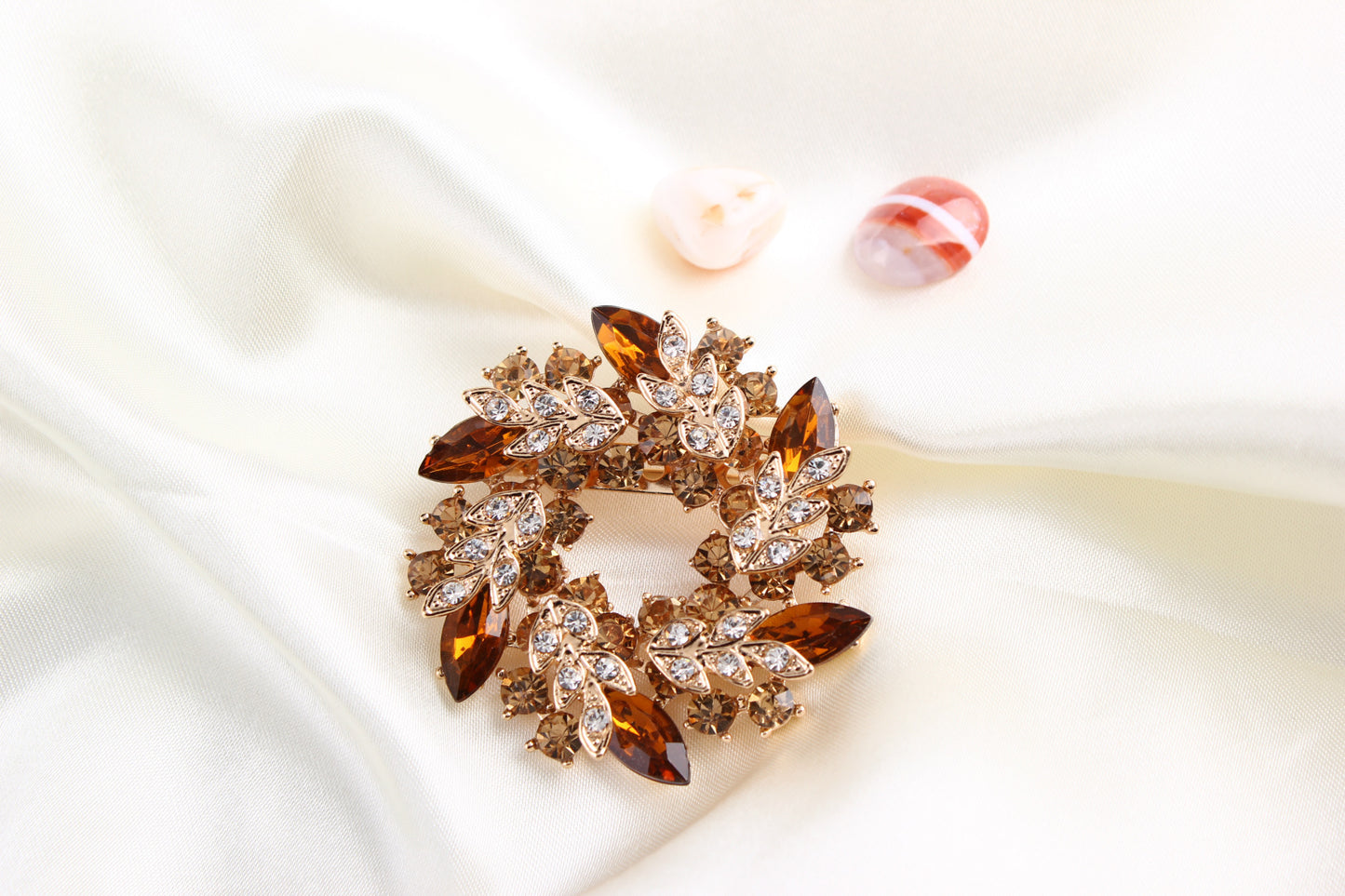 Diamond Crystal Brooch