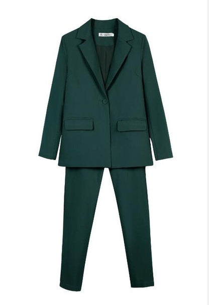 New Work Pant Suit Piece Set for Women