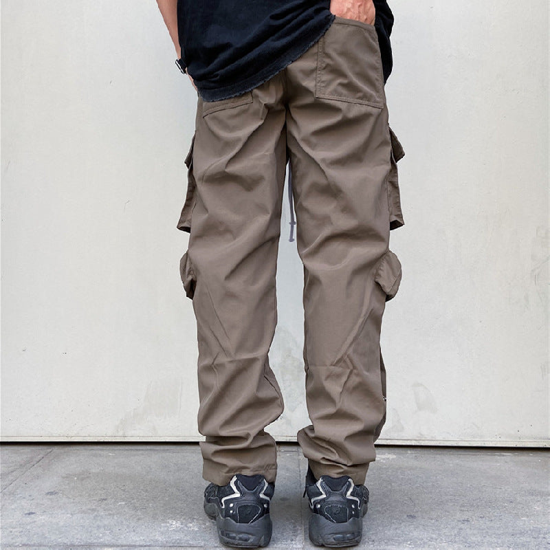 Trousers with straight trousers