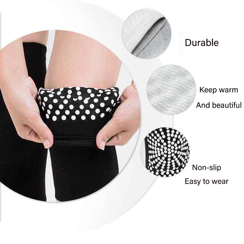 Self-heating knee pads