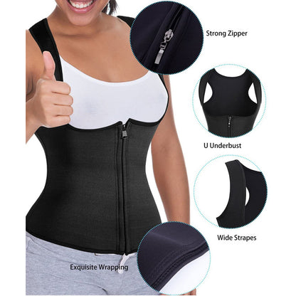 Fitness sweat shaping vest