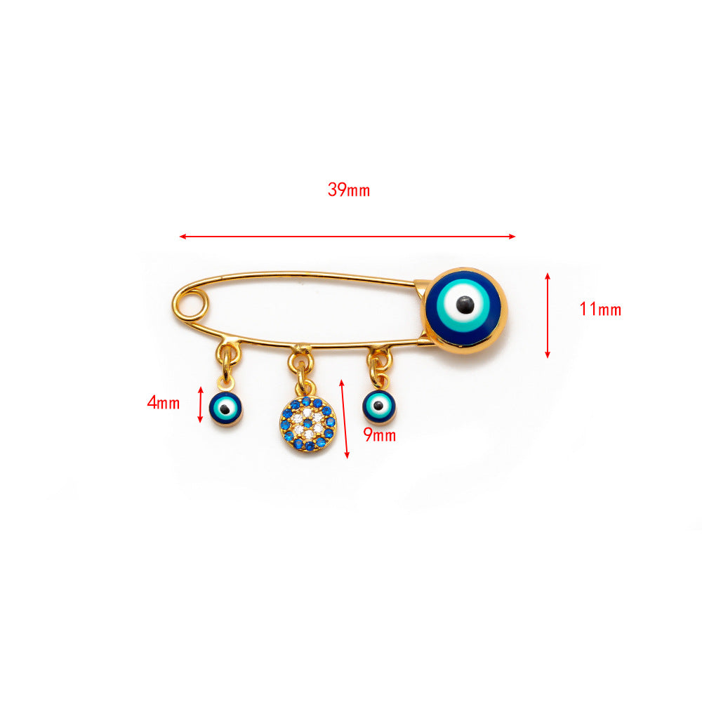 Devil's Eye Brooch