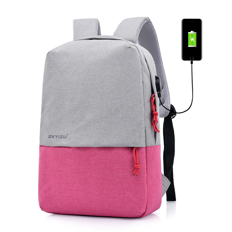 Polyester canvas backpack