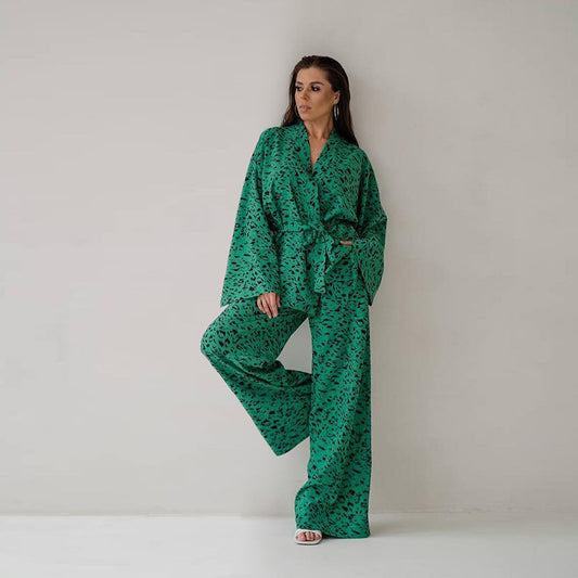 Printed Autumn Long-sleeved Trousers