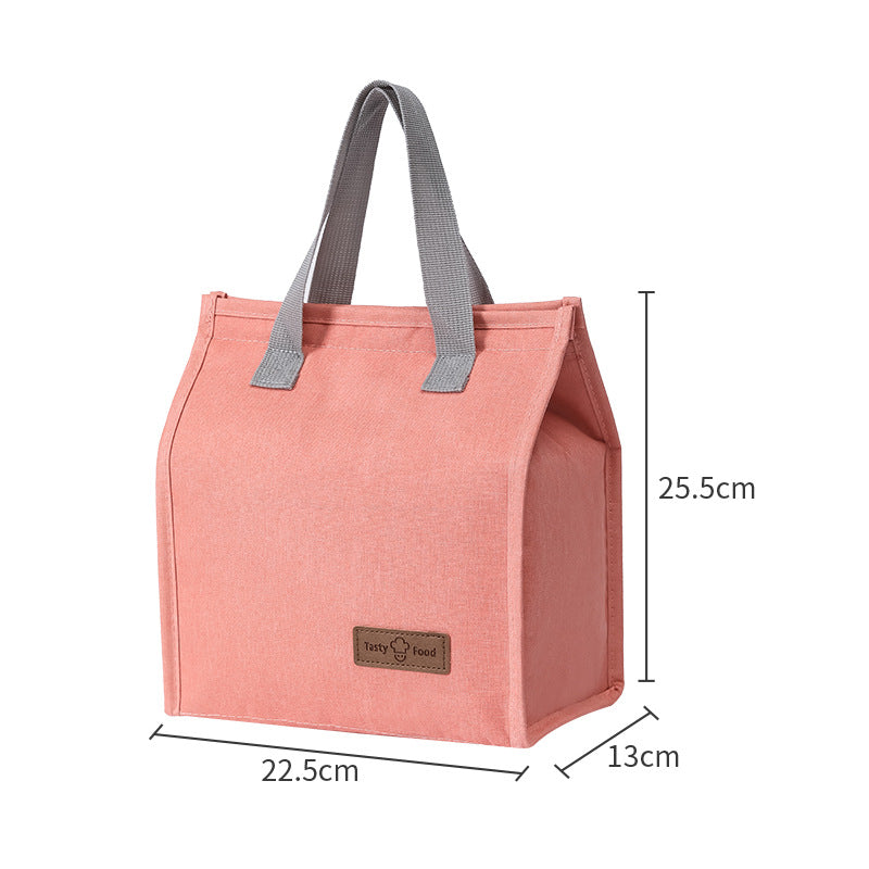 Hand Carry Japanese Style Work Portable Thickened Aluminum Film Lunch Box Bag