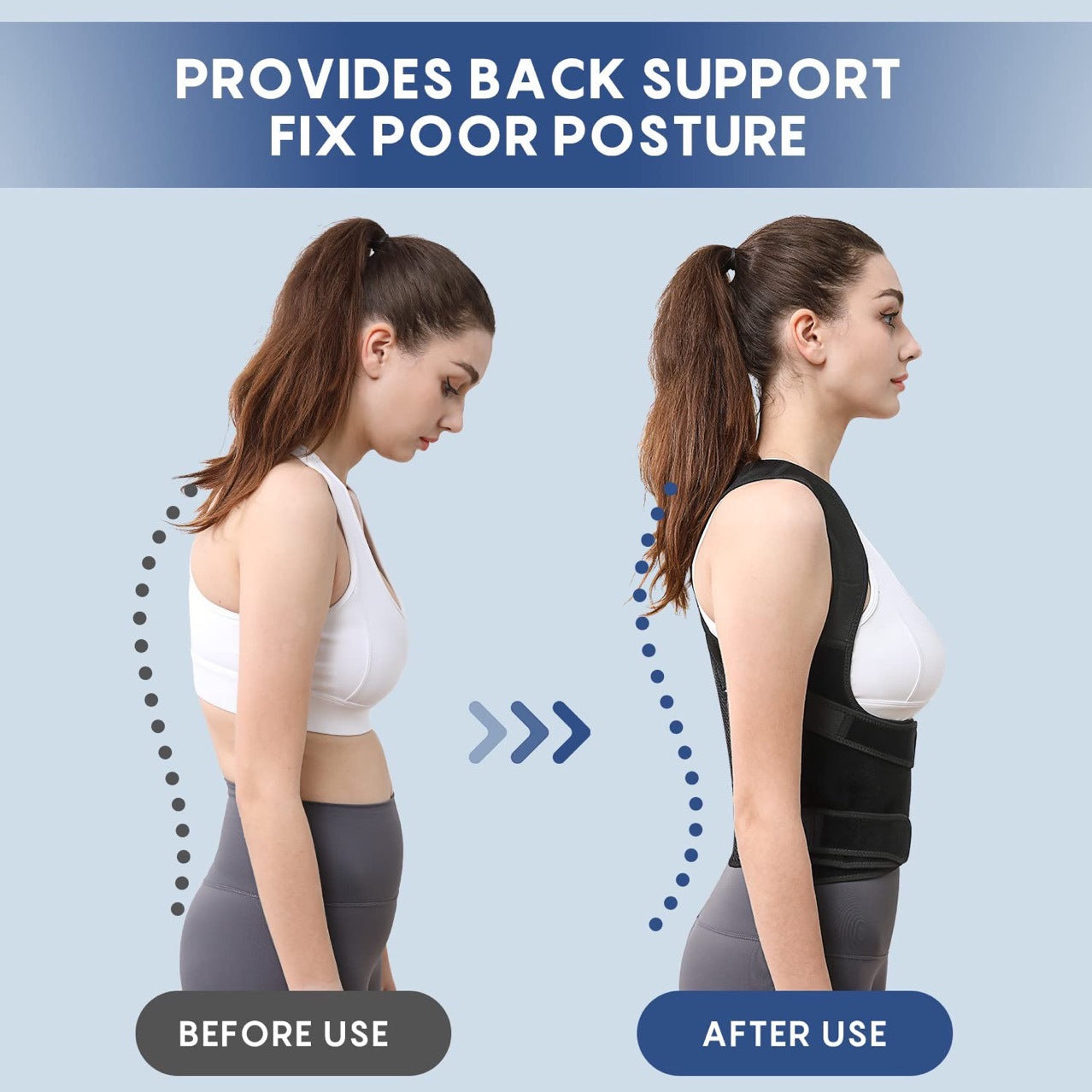 Strong Support Not Tight Posture Correction Belt